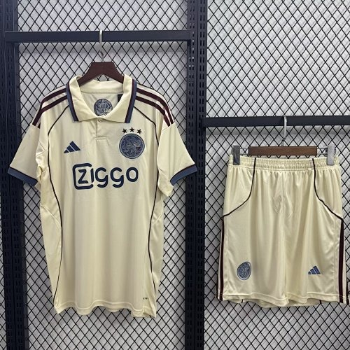 Maillot Ajax Extérieur Beige 2025/26