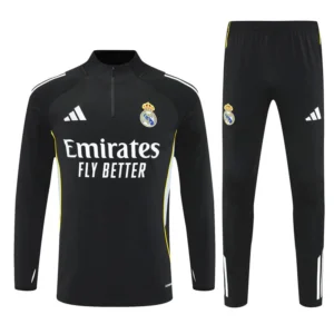 Survêtement Haut/Bas Real Madrid 2025/2026 Noir Emirates
