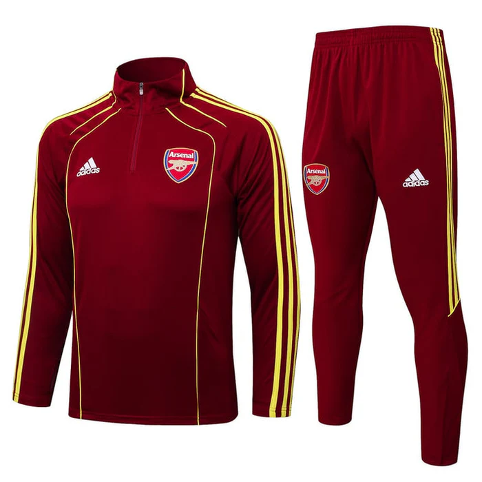 Survêtement Arsenal Haut/Bas 2025/2026 Rouge Bordeaux