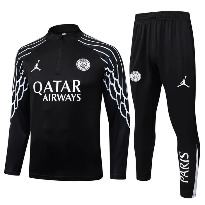 Survêtement PSG Haut/Bas 2025/2026 Noir (Jordan)