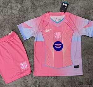 Tenue enfant FC Barcelone 2025/26 - édition spéciale rose