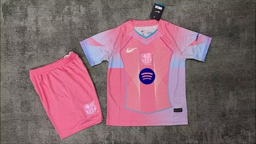 Tenue enfant FC Barcelone 2025/26 - édition spéciale rose