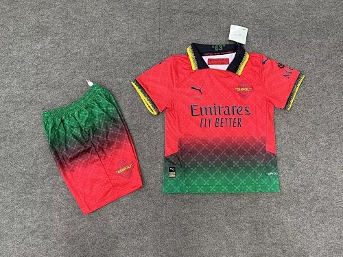 Tenue enfant Paris FC 2025/26 - troisième maillot orange